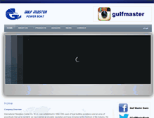 Tablet Screenshot of gulfmasterboats.com